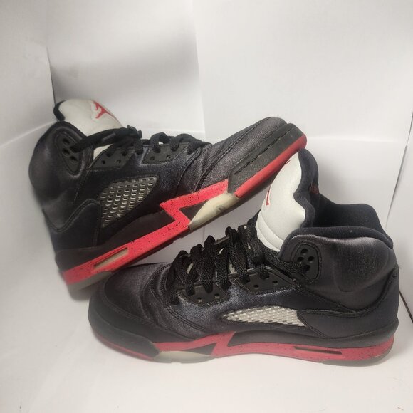 Jordan 5 Retro Satin Bred (GS 7Y) - Picture 4 of 8